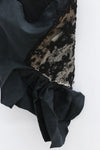 marc le bihan beaded lace silk top 26152 E23 black